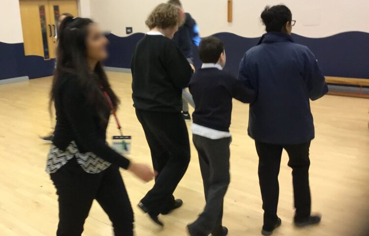 Image of Music and Dance workshops with Class 4.2